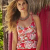 Cyell: Havana Red Odessa Tankini 2 Cyell: Havana Red Odessa Tankini -Beach Style Verkauf 92Q6176 1000